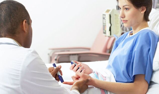 Measuring glucose levels in the blood promotes diagnosis of diabetes